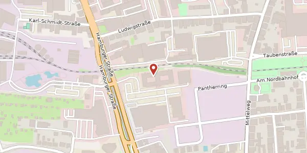 Karte der Umgebung von Hamburger Straße 277, 38114 Braunschweig