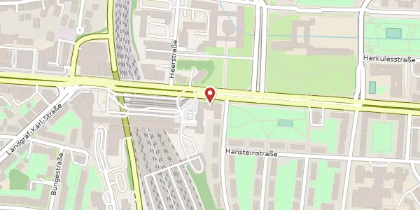 Karte der Umgebung von Wilhelmshöher Allee 239, 34121 Kassel