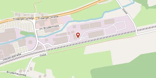 Karte der Umgebung von Industriestraße 43, 78112 St. Georgen im Schwarzwald