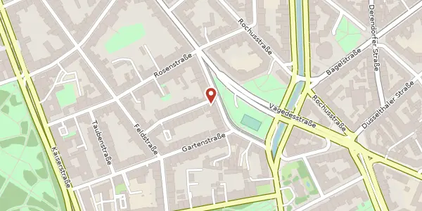 Karte der Umgebung von Mozartstr. 21, 40479 Düsseldorf