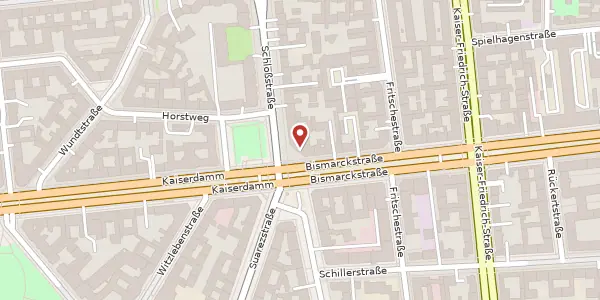 Karte der Umgebung von Bismarckstraße 67, 10627 Berlin