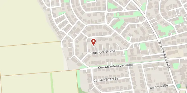 Karte der Umgebung von Leipzigerstraße 40, 69214 Eppelheim