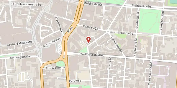Karte der Umgebung von Gymnasiumstraße 29, 74072 Heilbronn
