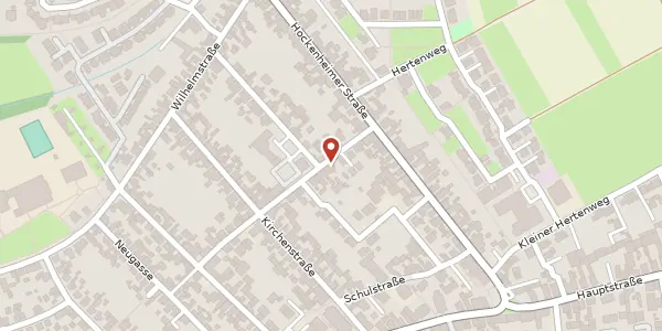 Karte der Umgebung von Alte Friedhofstraße 5, 68799 Reilingen