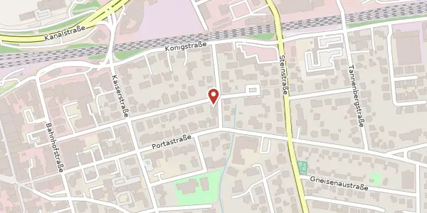 Karte der Umgebung von Heinrichstr. 6, 32545 Bad Oeynhausen