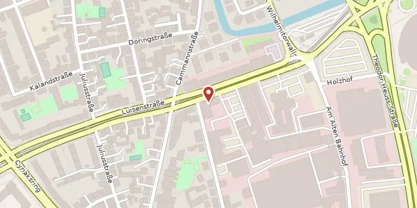 Karte der Umgebung von Frankfurter Straße 5, 38122 Braunschweig