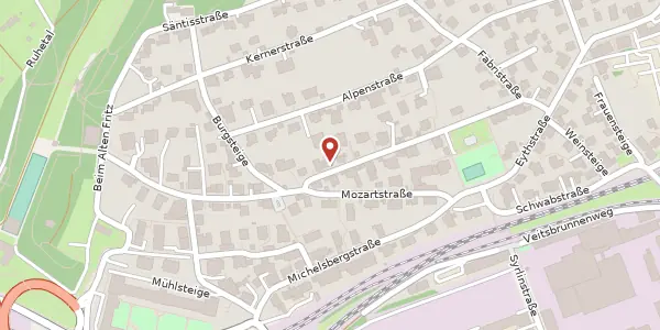Karte der Umgebung von Lichtensteinstraße 7, 89075 Ulm/Donau