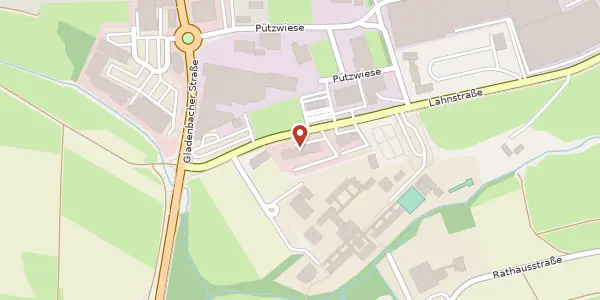 Karte der Umgebung von Marburger Straße 16, 35232 Dautphetal