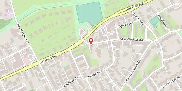 Karte der Umgebung von Alte Weststr. 29, 44892 Bochum