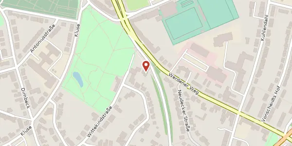 Karte der Umgebung von Reichspräsidentenstr. 4, 45470 Mülheim a. d. Ruhr