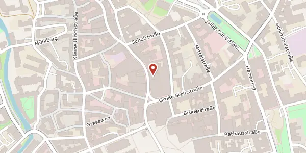 Karte der Umgebung von Große Ulrichstr. 59/60, 06108 Halle (Saale)