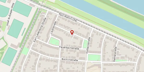 Karte der Umgebung von Corneliusstraße 18, 68163 Mannheim