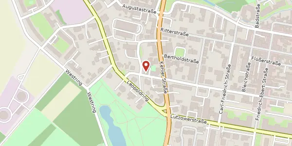 Karte der Umgebung von Markgrafenstraße 9, 76437 Rastatt