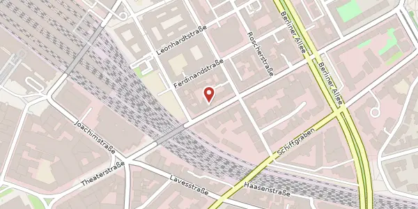 Karte der Umgebung von Königstraße 53, 30175 Hannover