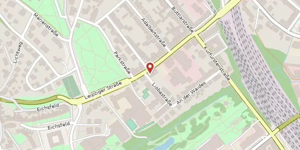Karte der Umgebung von Leipziger Straße 8, 36037 Fulda