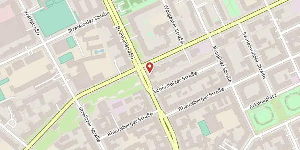 Karte der Umgebung von Brunnenstraße 49, 10115 Berlin
