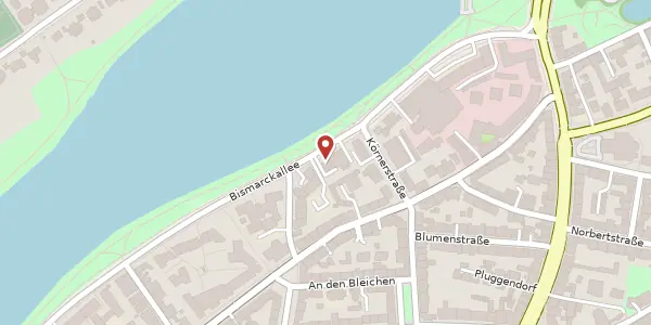 Karte der Umgebung von Bismarckallee 23, 48151 Münster