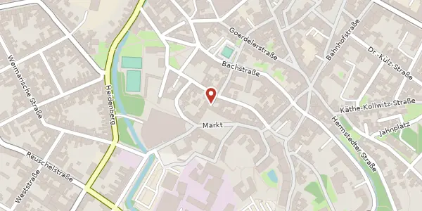 Karte der Umgebung von Markt 12, 99510 Apolda