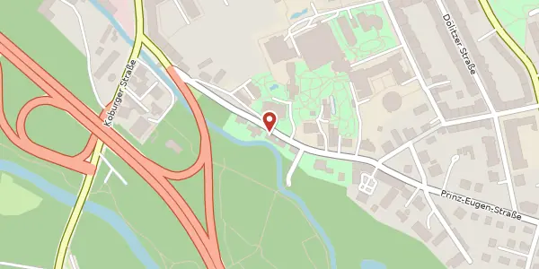Karte der Umgebung von Prinz-Eugen-Straße 14, 04277 Leipzig