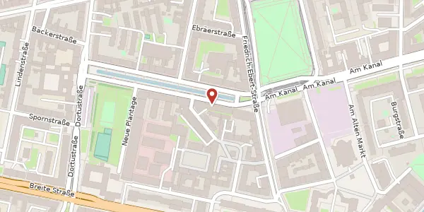 Karte der Umgebung von Yorckstraße 24, 14467 Potsdam