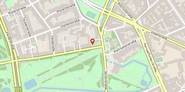 Karte der Umgebung von Jägerhofstr. 31 - 32, 40479 Düsseldorf