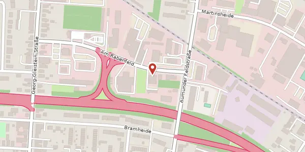 Karte der Umgebung von Am Rabenfeld 4, 28757 Bremen
