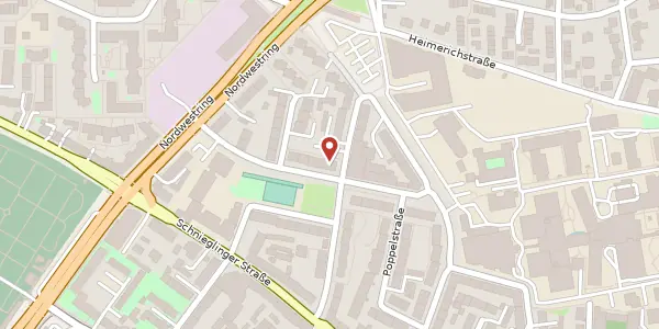 Karte der Umgebung von Fleischmannstr. 16, 90419 Nürnberg