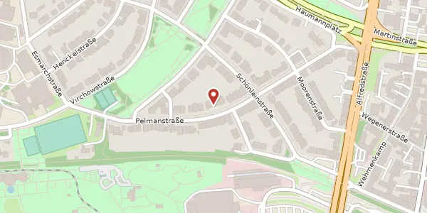 Karte der Umgebung von Pelmanstr. 40, 45131 Essen