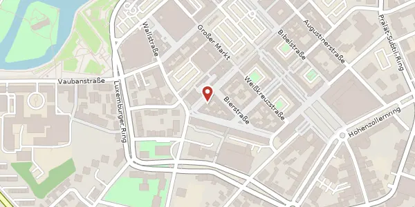 Karte der Umgebung von Silberherzstraße 17 a, 66740 Saarlouis