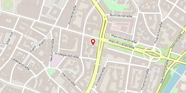 Karte der Umgebung von Maximilianstr. 38, 80539 München