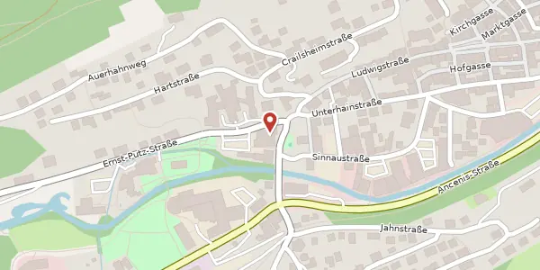 Karte der Umgebung von Bahnhofstraße 2, 97769 Bad Brückenau