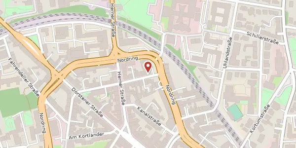 Karte der Umgebung von Widumestr. 6, 44787 Bochum