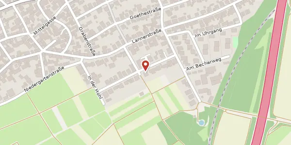 Karte der Umgebung von Freiherr-vom-Stein-Straße 17, 55270 Ober-Olm