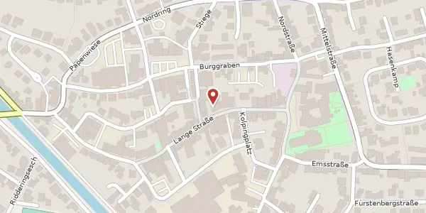 Karte der Umgebung von Lange Str. 24 a, 49733 Haren
