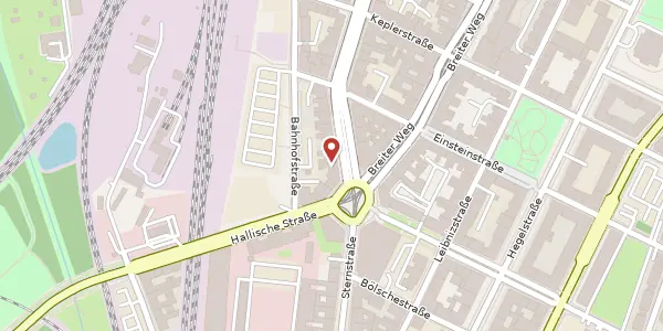Karte der Umgebung von Otto-von-Guericke-Str. 55 A, 39104 Magdeburg