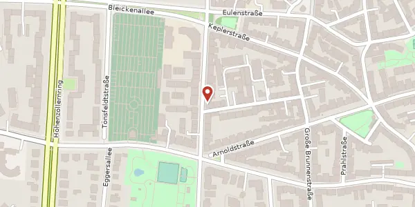 Karte der Umgebung von Fischers Allee 42, 22763 Hamburg