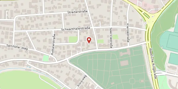 Karte der Umgebung von Gerolfinger Str. 31, 85049 Ingolstadt