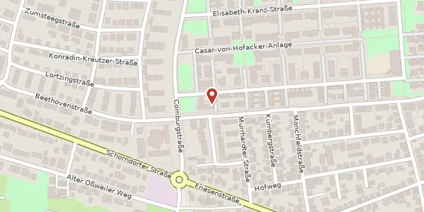 Karte der Umgebung von Elfriede-Breitenbach-Straße 4/3, 71640 Ludwigsburg