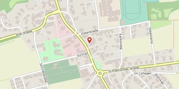Karte der Umgebung von Hauptstr. 18, 32609 Hüllhorst