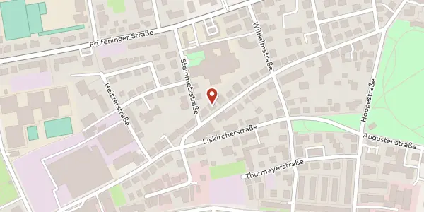 Karte der Umgebung von Dechbettener Straße 34 a, 93049 Regensburg