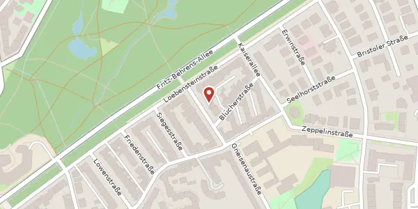 Karte der Umgebung von Gneisenaustraße 6-8, 30175 Hannover