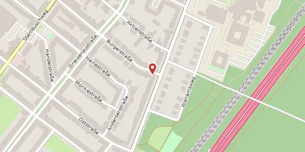 Karte der Umgebung von Bürgerstr. 76, 47057 Duisburg
