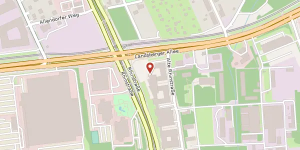 Karte der Umgebung von Landsberger Allee 366, 12681 Berlin