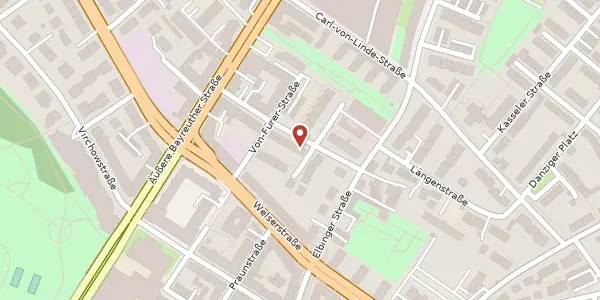 Karte der Umgebung von Willibaldstr. 16, 90491 Nürnberg
