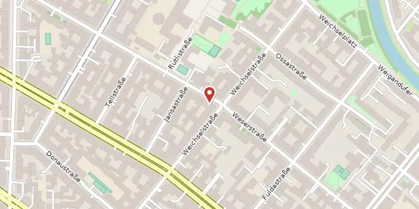 Karte der Umgebung von Weserstraße 31, 12045 Berlin