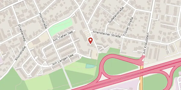 Karte der Umgebung von Zimmerseestr. 36, 63477 Maintal