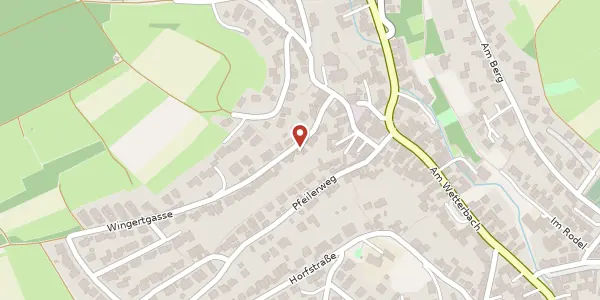 Karte der Umgebung von Wingertgasse 9, 76228 Karlsruhe
