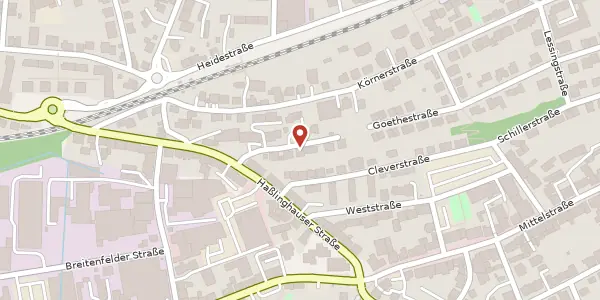 Karte der Umgebung von Goethestr. 59 a, 58285 Gevelsberg