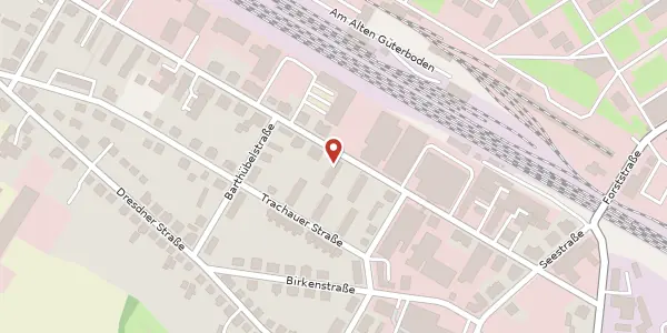 Karte der Umgebung von Gartenstraße 53, 01445 Radebeul