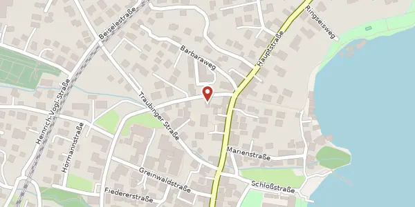 Karte der Umgebung von Oskar-Schüler-Str. 1, 82327 Tutzing